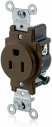 Tamper-Resistant Single Receptacle 15 Amp 125 Volt NEMA 5-15R