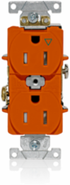 Heavy-Duty Tamper-Resistant Isolated Ground Duplex Receptacle 15 Amp, 125 Volt