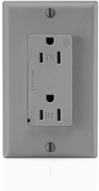 Decora Plus Surge Protective Duplex Receptacle Outlet, 15 Amp, 125 Volt, Tamper-Resistant