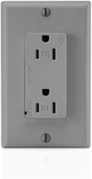 Decora Plus Surge Protective Duplex Receptacle Outlet, 15 Amp, 125 Volt, Tamper-Resistant