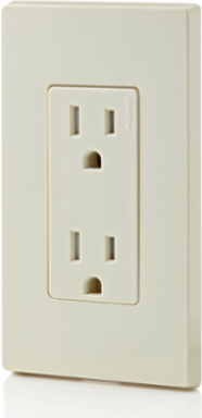 15 Amp Decora Tamper-Resistant Duplex Outlet 125 Volt, Light Almond