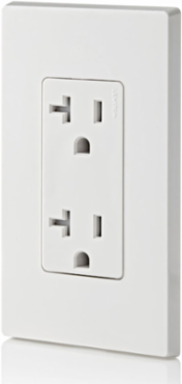20 Amp Decora Tamper-Resistant Duplex Outlet, 125 Volt, NEMA 5-20R