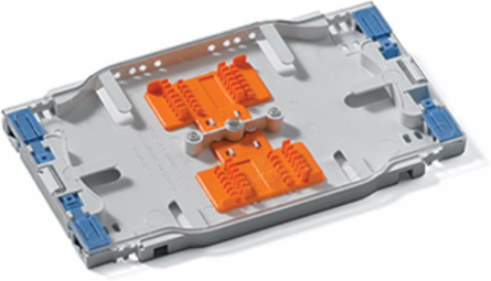 Injection Molded Splice Tray for 24 Fibers, Accepts Heat-Shrink Sleeves