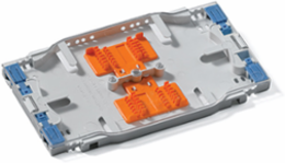 Injection Molded Splice Tray for 24 Fibers, Accepts Heat-Shrink Sleeves
