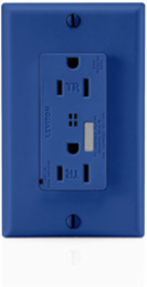 Decora Plus 15 Amp 125 Volt Surge Protective Duplex Receptacle, Commercial Grade