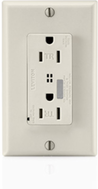 Decora Plus 15 Amp 125 Volt Surge Protective Duplex Receptacle Outlet, Tamper-Resistant