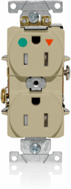 Tamper-Resistant Isolated Ground Duplex Receptacle, 15 Amp, 125 Volt, NEMA 5-15R