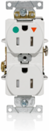 Tamper-Resistant Duplex Receptacle, 15 Amp, 125 Volt, Heavy-Duty Hospital Grade