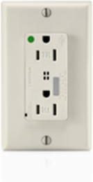 Decora Plus 15 Amp 125 Volt Surge Protective Duplex Receptacle Outlet, Heavy-Duty Hospital Grade, Tamper-Resistant