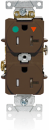 20 Amp Heavy-Duty Hospital Grade Tamper-Resistant Duplex Receptacle 125 Volt
