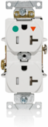 Tamper-Resistant Isolated Ground Duplex Receptacle, 20 Amp, 125 Volt, NEMA 5-20R
