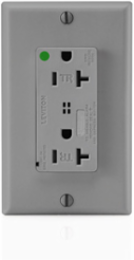 Decora Plus Surge Protective Duplex Outlet, 20 Amp, 125 Volt, Heavy-Duty Hospital Grade
