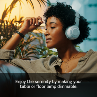 Tabletop Plug-In Lamp Dimmer, 150W LED/CFL, 300W Incandescent, 6ft Cord