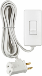 Tabletop Plug-In Lamp Dimmer, 150W LED/CFL, 300W Incandescent, 6ft Cord