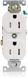 Duplex Receptacle 15 Amp 125 Volt Tamper-Resistant Commercial Grade
