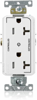 Decora Plus Controlled Tamper-Resistant Duplex Receptacle, 20 Amp, 125 Volt