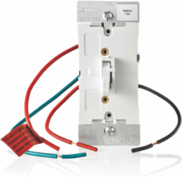 Toggle Slide Fan Speed Control Switch, 1.5A, 3-Speed, White