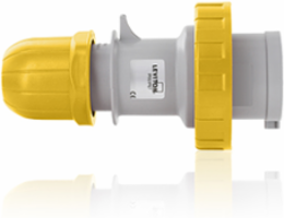International Pin & Sleeve Plug 32 Amp 100-130 Volt IP66/IP67 Yellow