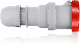 International Pin & Sleeve Connector 125A 440-460V IP66 Watertight Red