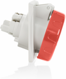 16 Amp International Configuration Panel Mounting Inlet, 380-415 Volt, IP66/IP67