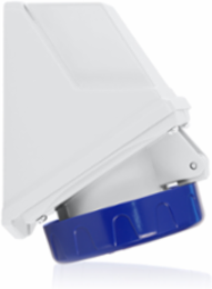 32 Amp International Pin & Sleeve Outlet, 200/250 Volt, Blue, IP66/IP67