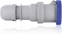 63 Amp International Pin & Sleeve Connector, IP66, 200-250 Volt, 3P+E