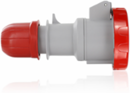 International Pin & Sleeve Connector, 32 Amp, 346-415 Volt, IP66/IP67, Red
