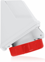 International Pin & Sleeve Outlet, 32 Amp, 346-415 Volt, IP66/IP67, Red