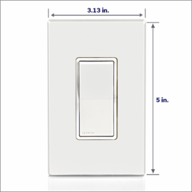 Decora Weather-Resistant Single-Pole Switch 15 Amp 120/277 Volt, Gray