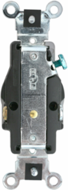 Weather-Resistant Single Receptacle, 15 Amp, 250 Volt, NEMA 6-15R
