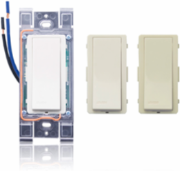 LevNet RF Wall Switch Receiver, 10A Relay, No Neutral, 315MHz