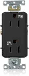 Weather and Tamper-Resistant Duplex Receptacle, 15 Amp, 125 Volt, Heavy-Duty Grade