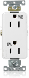 Decora Plus 15 Amp Weather and Tamper-Resistant Duplex Receptacle, 125 Volt
