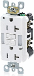 SmartlockPro Slim GFCI Receptacle, 20 Amp, 125 Volt, Tamper-Resistant, White