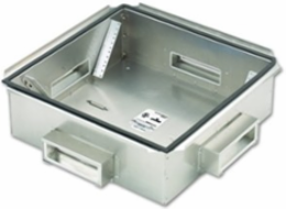 Passive Raised Floor Enclosure 2 X 2 for Patch Panels, Accommodates 8U Rack Space