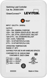 GreenConnect, Load Controller, 20A Switching, Wireless Lighting Control