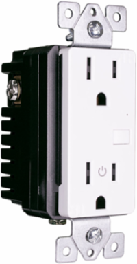 Zigbee Controlled Receptacle, 15A, Tamper-Resistant, Wireless Control