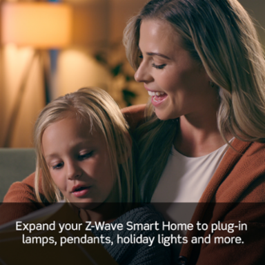 Decora Smart Z-Wave Outlet 120VAC, 15A, Tamper Resistant, with Color Change Kits