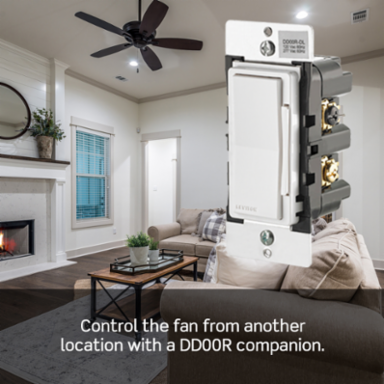 Decora Smart Z-Wave Fan Speed Controller, 1.5A, Neutral Wire Required