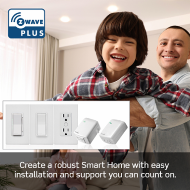 Decora Smart Z-Wave Fan Speed Controller, 1.5A, Neutral Wire Required