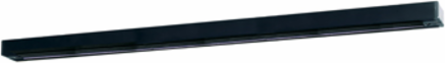 Black 8 Inch Single Circuit Track 120V 20 Amp