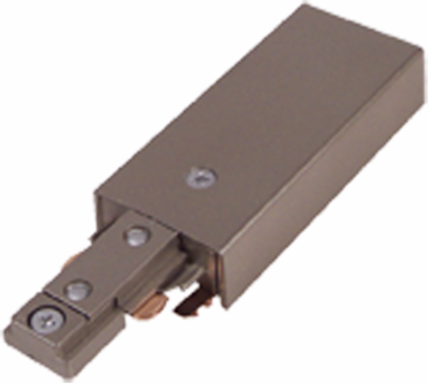 White Live End Connector for A-Line Track, Color: White