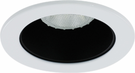 4"TRIM P20 50W,BLACK,REFLECTOR