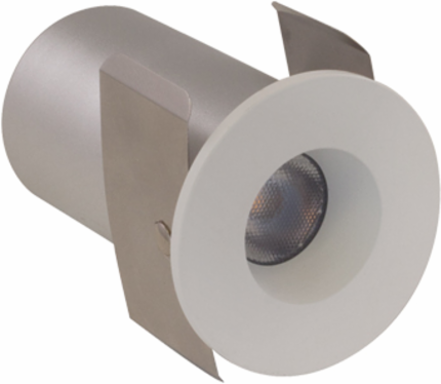 Black Micropot Round LED Light, 1.5 Inch, 90 CRI, 3000 K CCT