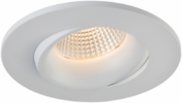 Brushed Nickel LUNA 3.5 Inch Round Gimbal Downlight, 12W, 90 CRI, 27-50K Selectable CCT