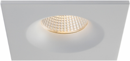White LUNA 3.5 Inch Fixed LED Downlight, 90 CRI, 30 K CCT, 12W