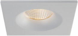 White LUNA 3.5 Inch Fixed LED Downlight, 90 CRI, 30 K CCT, 12W