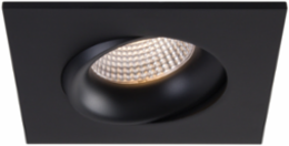 Black LUNA 3.5 Inch Gimbal Downlight, 90 CRI, 12W, 27-50K CCT