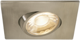 Brushed Nickel 3 Inch Gimbal Downlight, 90 CRI, 7W, Wet Location