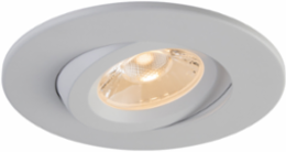 Brushed Nickel 4 Inch Round Gimbal Downlight, 90 CRI, 27-50K CCT, 12W